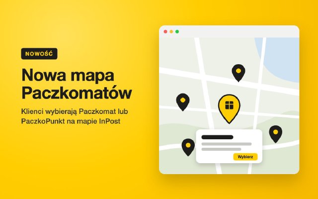 Nowa mapa Paczkomatów InPost w Foto.Guru