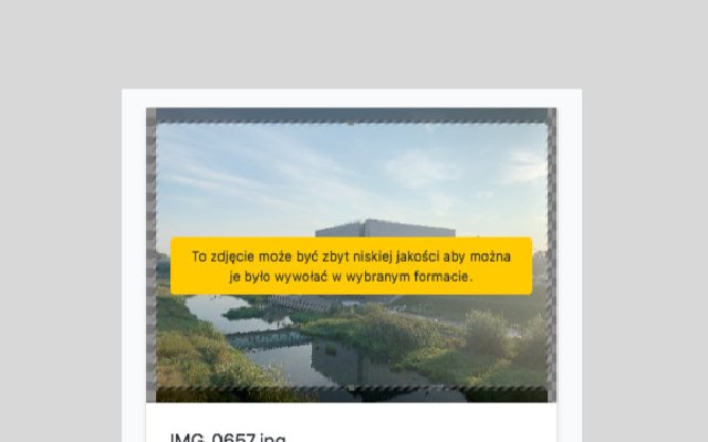 Obracanie kadrowania, formatowanie numeru zamówienia