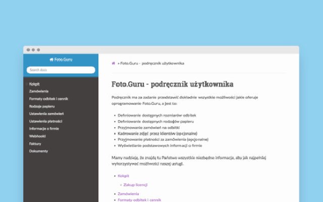 Wszystkie informacje w jednym miejscu - podręcznik użytkownika